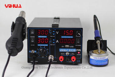 Hot-Air Soldering Station YIHUA 853D 1A 4 LED USB 4 Digital Precise Display